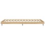 Bettgestell aus Sonoma-Eiche-Holzwerkstoff, 75 x 190 cm von vidaXL, Betten und Lattenroste - Ref: Foro24-832312, Preis: 67,61...