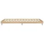 Sonoma oak engineered wood bed frame 75x190 cm by vidaXL, Beds and slatted bases - Ref: Foro24-832312, Price: 66,70 €, Discou...