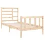 Bettrahmen aus Massivholz 90x190 cm von vidaXL, Betten und Lattenroste - Ref: Foro24-3105890, Preis: 95,82 €, Rabatt: %