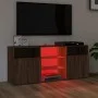 TV cabinet with LED lights oak brown 120x30x50 cm by vidaXL, TV Furniture - Ref: Foro24-815716, Price: 85,72 €, Discount: %