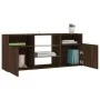 TV cabinet with LED lights oak brown 120x30x50 cm by vidaXL, TV Furniture - Ref: Foro24-815716, Price: 85,72 €, Discount: %