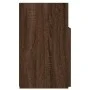 TV cabinet with LED lights oak brown 120x30x50 cm by vidaXL, TV Furniture - Ref: Foro24-815716, Price: 85,72 €, Discount: %