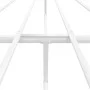 Metal bed frame with headboard and white footboard 180x200 cm by vidaXL, Beds and slatted bases - Ref: Foro24-350953, Price: ...