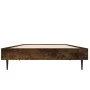 Smoke oak engineered wood bed frame 75x190 cm by vidaXL, Beds and slatted bases - Ref: Foro24-832314, Price: 75,73 €, Discoun...