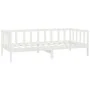 Sofá cama de madera maciza de pino blanco 90x200 cm de vidaXL, Camas y somieres - Ref: Foro24-806941, Precio: 97,77 €, Descue...