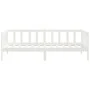 Sofá cama de madera maciza de pino blanco 90x200 cm de vidaXL, Camas y somieres - Ref: Foro24-806941, Precio: 97,77 €, Descue...