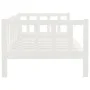 Sofá cama de madera maciza de pino blanco 90x200 cm de vidaXL, Camas y somieres - Ref: Foro24-806941, Precio: 97,77 €, Descue...