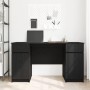 Escritorio Roble negro 140 x 49 x 76 cm Madera contrachapada