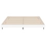 Estructura de cama madera de ingeniería blanca 120x200 cm de vidaXL, Camas y somieres - Ref: Foro24-832149, Precio: 96,56 €, ...