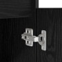 Escritorio Roble negro 140 x 49 x 76 cm Madera contrachapada