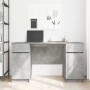 Escritorio Gris hormigón 140 x 49 x 76 cm Madera contrachapada