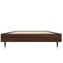 Bettgestell aus braunem Eichenholzwerkstoff, 75 x 190 cm von vidaXL, Betten und Lattenroste - Ref: Foro24-832316, Preis: 72,2...