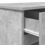 Escritorio Gris hormigón 140 x 49 x 76 cm Madera contrachapada