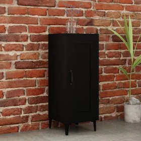 Schwarzes Sperrholz-Sideboard 34,5 x 34 x 90 cm von vidaXL, Sideboards - Ref: Foro24-812421, Preis: 53,86 €, Rabatt: %