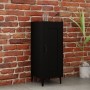 Aparador de madera contrachapada negro 34,5x34x90 cm de vidaXL, Aparadores - Ref: Foro24-812421, Precio: 54,50 €, Descuento: %