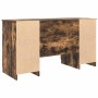 Escritorio Roble ahumado 140 x 49 x 76 cm Madera contrachapada