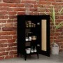 Schwarzes Sperrholz-Sideboard 34,5 x 34 x 90 cm von vidaXL, Sideboards - Ref: Foro24-812421, Preis: 53,86 €, Rabatt: %