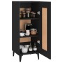 Aparador de madera contrachapada negro 34,5x34x90 cm de vidaXL, Aparadores - Ref: Foro24-812421, Precio: 54,50 €, Descuento: %