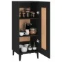 Schwarzes Sperrholz-Sideboard 34,5 x 34 x 90 cm von vidaXL, Sideboards - Ref: Foro24-812421, Preis: 53,86 €, Rabatt: %