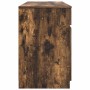 Escritorio Roble ahumado 140 x 49 x 76 cm Madera contrachapada