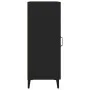 Schwarzes Sperrholz-Sideboard 34,5 x 34 x 90 cm von vidaXL, Sideboards - Ref: Foro24-812421, Preis: 53,86 €, Rabatt: %