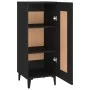 Schwarzes Sperrholz-Sideboard 34,5 x 34 x 90 cm von vidaXL, Sideboards - Ref: Foro24-812421, Preis: 53,86 €, Rabatt: %