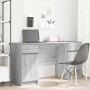Escritorio Gris sonoma 140 x 49 x 76 cm Madera contrachapada