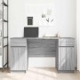 Escritorio Gris sonoma 140 x 49 x 76 cm Madera contrachapada
