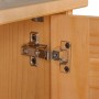 Juego de muebles de baño VIGO 2 pcs Marrón y miel marrón