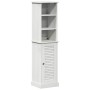 Juego de muebles de baño con estante VIGO 2 pcs Marrón y