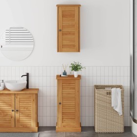Juego de muebles de baño VIGO 2 pcs Marrón y miel marrón