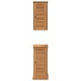 Juego de muebles de baño VIGO 2 pcs Marrón y miel marrón