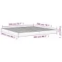 Bettgestell aus massivem Kiefernholz, 200 x 200 cm von vidaXL, Betten und Lattenroste - Ref: Foro24-823424, Preis: 105,31 €, ...
