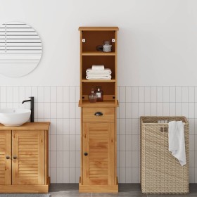 Juego de muebles de baño VIGO 2 pcs Marrón y miel marrón