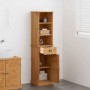 Juego de muebles de baño VIGO 2 pcs Marrón y miel marrón