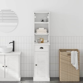 Juego de muebles de baño con cajón VIGO 2 pcs Marrón y