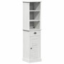 Juego de muebles de baño con cajón VIGO 2 pcs Marrón y