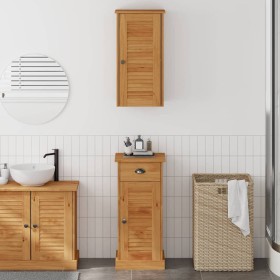 Juego de muebles de baño VIGO 2 pcs Marrón y miel marrón