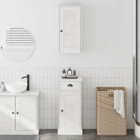 Juego de muebles de baño con cajón VIGO 2 pcs Marrón y blanco en Tocadores de baño | Comprar online en Foro24