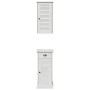 Juego de muebles de baño con cajón VIGO 2 pcs Marrón y