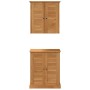 Juego de muebles de baño VIGO 2 pcs Marrón 67.5 x 34 x 80 cm