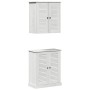 Juego de muebles de baño 2 pcs Marrón 67.5 x 34 x 80 cm