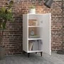 Weißes Sperrholz-Sideboard 34,5 x 34 x 90 cm von vidaXL, Sideboards - Ref: Foro24-812330, Preis: 54,83 €, Rabatt: %