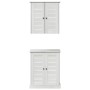 Juego de muebles de baño 2 pcs Marrón 67.5 x 34 x 80 cm