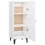 Weißes Sperrholz-Sideboard 34,5 x 34 x 90 cm von vidaXL, Sideboards - Ref: Foro24-812330, Preis: 54,83 €, Rabatt: %