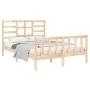 Solid wood bed frame 120x190 cm by vidaXL, Beds and slatted bases - Ref: Foro24-3105895, Price: 115,97 €, Discount: %