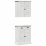 Juego de muebles de baño VIGO 2 pcs Marrón 67.5 x 34 x 80 cm
