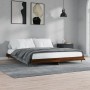 Bettgestell aus eichenbraunem Holzwerkstoff, 120 x 200 cm von vidaXL, Betten und Lattenroste - Ref: Foro24-832156, Preis: 93,...