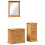 Juego de muebles de baño VIGO 3 pcs Marrón 37 x 34 x 80 cm