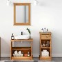 Juego de muebles de baño VIGO 3 pcs Marrón 37 x 34 x 80 cm